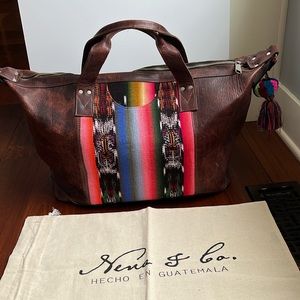 Nena and Co. x Rocky Barnes Weekender Bag Handmade Artisan Leather